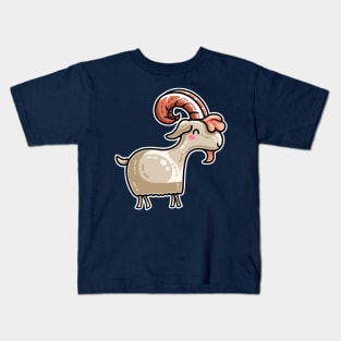 Kawaii Cute Goat Kids T-Shirt